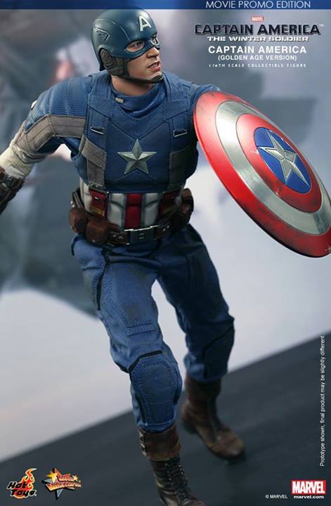 Hot Toys - Captain America: The Winter Soldier - MMS 240 - Captain America "Golden Age Version" Movie Promo Edition 0911