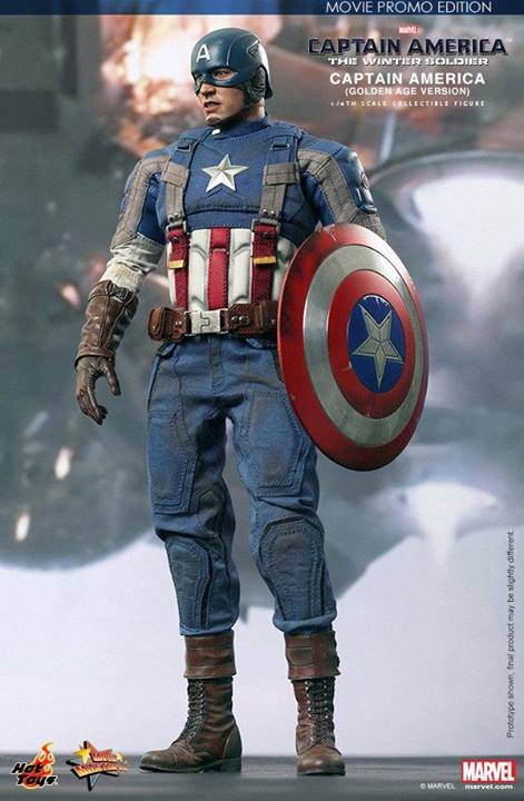 Hot Toys - Captain America: The Winter Soldier - MMS 240 - Captain America "Golden Age Version" Movie Promo Edition 1112