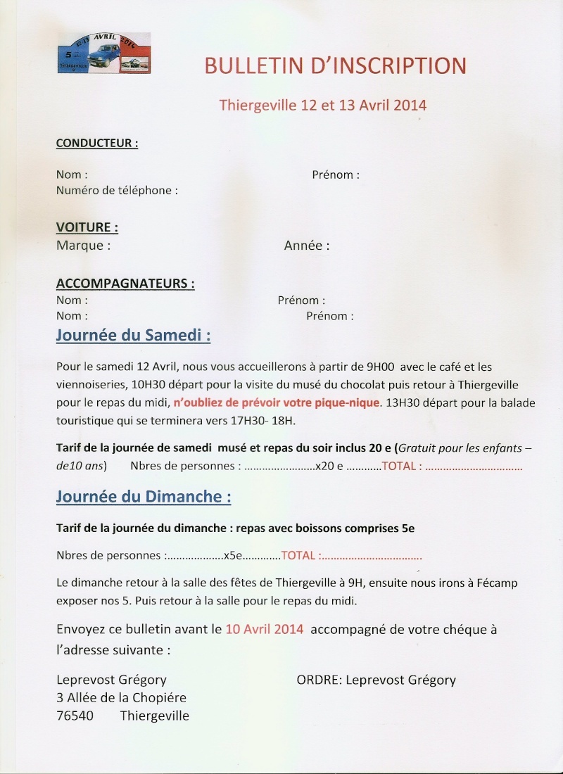 programme sortie normandie 12 et 13 avril  2014 - Page 2 Numari10