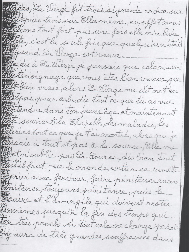 MANUSCRIT D'UNE APPARITION DU COTE DE LYON.... TREPT EN ISERE L4_00110