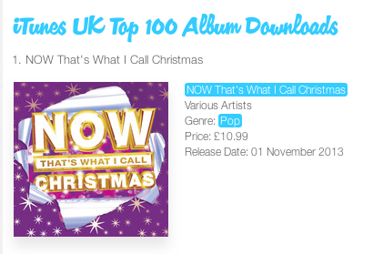 24/12/2013 iTunes international charts TOP100 Ddddd155