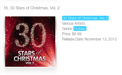 24/12/2013 iTunes international charts TOP100 Ddddd166
