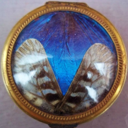 Coupe ronde ailes de papillons, art déco. Péguy (fabrication française alentours 1920) Image_50