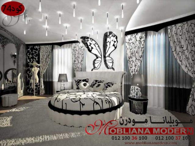 أجمل ألوان غرف النوم المودرن – أجمل غرف نوم مودرن لأحلى عرسان 07411