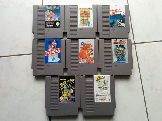 [VDS] petit lot 7 jeux NES Nes11