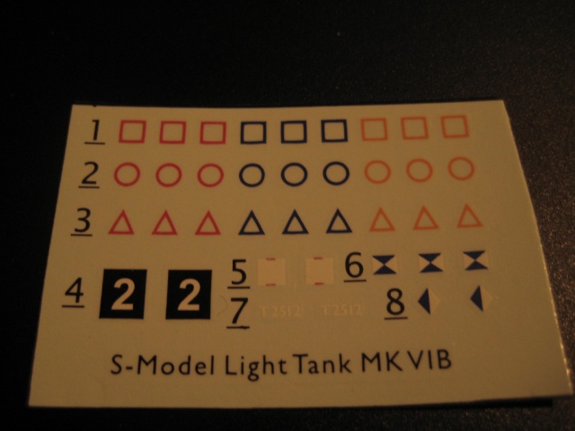 Light tank MKVIb S Model 20140110