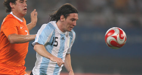 Messi tiene Angel Messie10