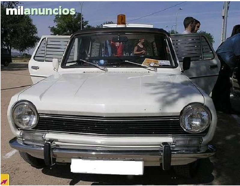 [ La 1100 à l'étranger] Simca 1200 Break ambulance-Espagne Ambula11