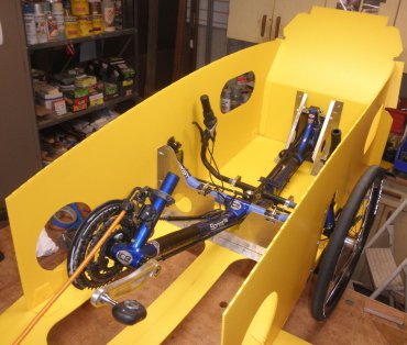 Kit Spearhead Coroplast pour "vélomobiliser" un trike P110