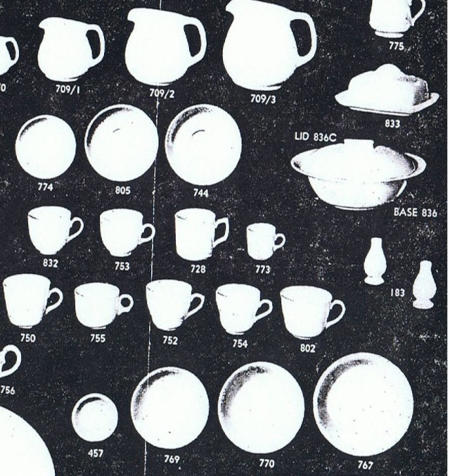 Earthenware Coupe Saucers: 774, 805, 744 744_sa10