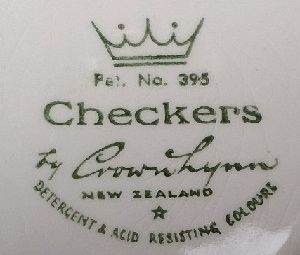 Checkers Pat.No. 395 Checke12