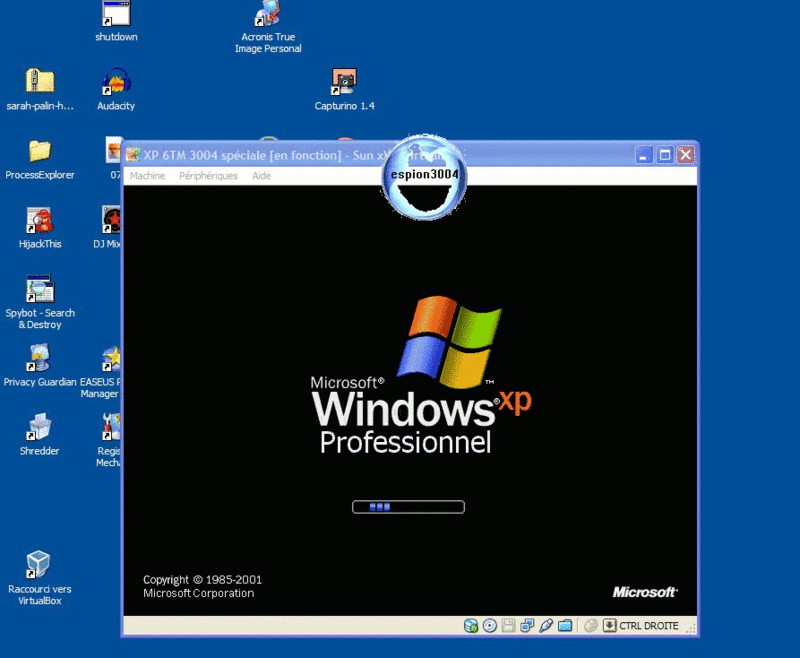 Xp antivirus 2008 : Dossier complet d'espion3004 Debutt10