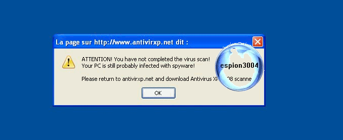 Xp antivirus 2008 : Dossier complet d'espion3004 Debutt21