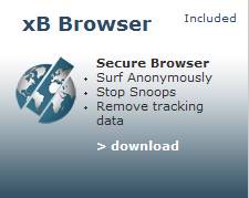 Anonymat avec Xb Browser Dns0110