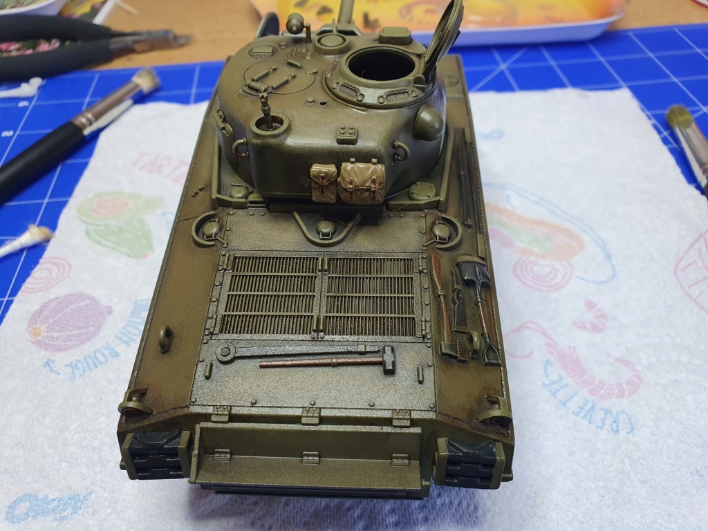 Sherman M4 A3 75 mm Tamiya 1/35 - Page 8 20191074