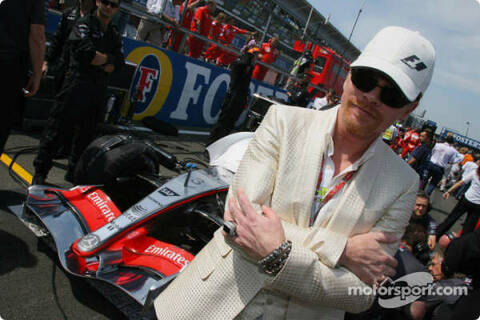 Axl Rose en Formula 1 - hoy 11/06/06