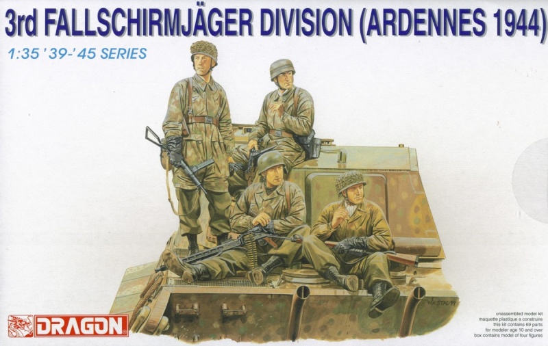 1:35 Dragon Figurine : 3rd Fallschirmjäger Division Dra61110