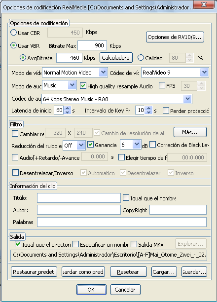 [Tutorial]Como comprimir videos en RM sin perder calidad 01st911