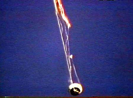 En images : une maquette du vaisseau spatial Orion scrase en Arizona 310