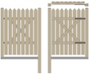 Portillon de Jardin Portil13