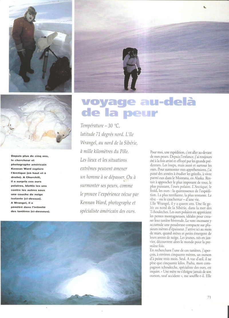 pôle nord rencontre avec des ours exceptionnels (terre sauvage  N°103 -1996) Terre_45
