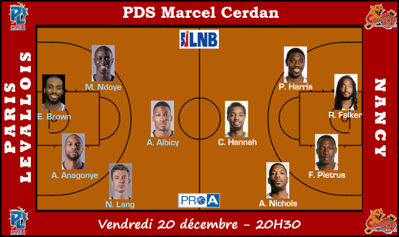 [ProA - J12] Paris-Levallois bat SLUC Nancy, 84-73 Prevpa10