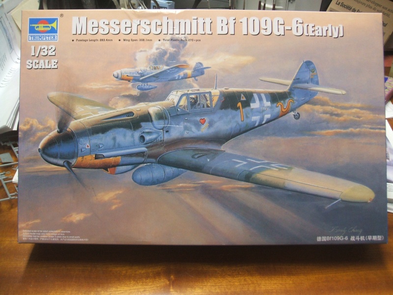 BF-109 G6 de l'Uffz Georg Amon 7/JG-53, trumpeter 32e Dscf7818