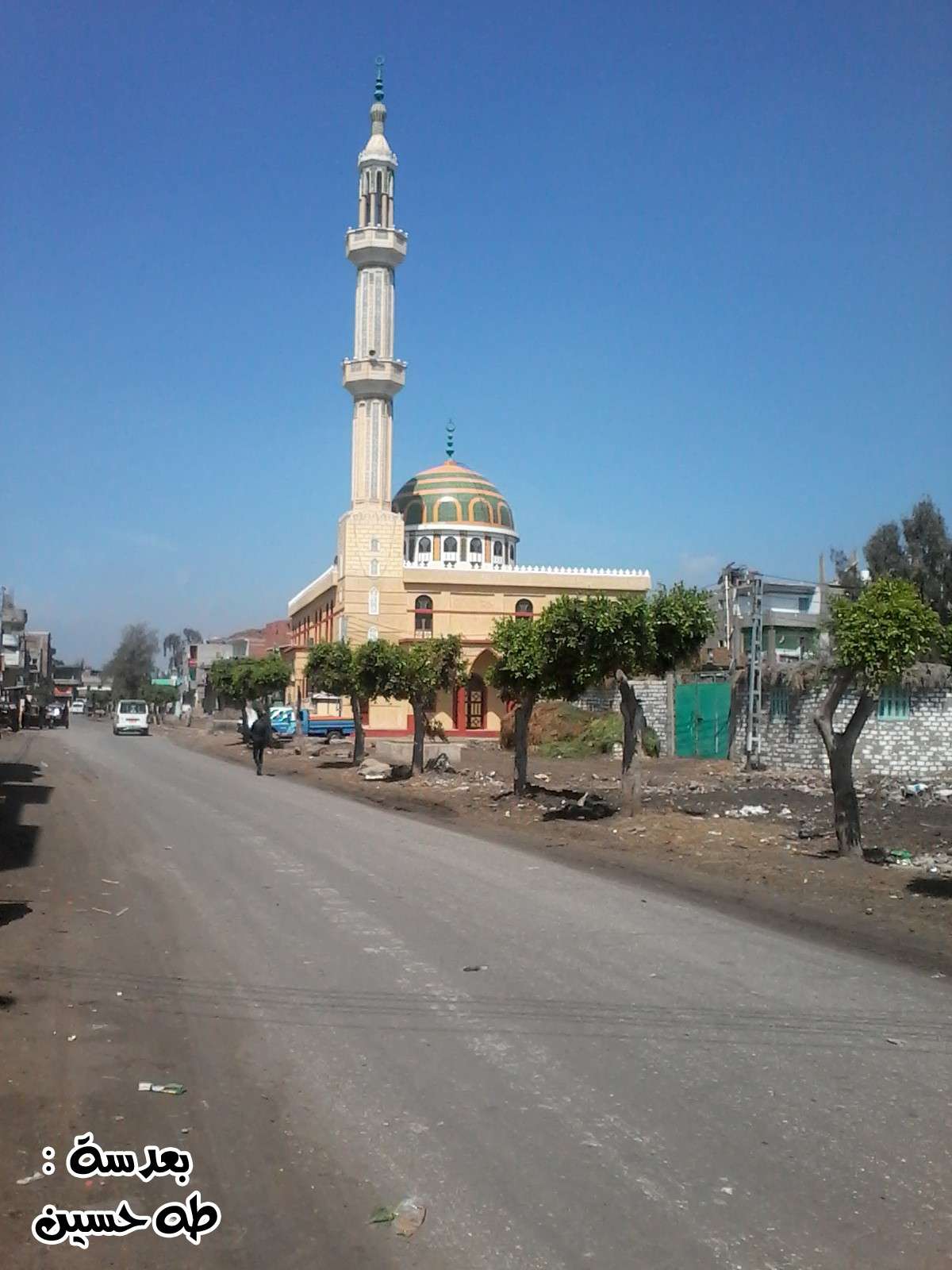 صور مسجد الرحمة ببطاش بعد التشطيب الخارجى والدهان 20140411