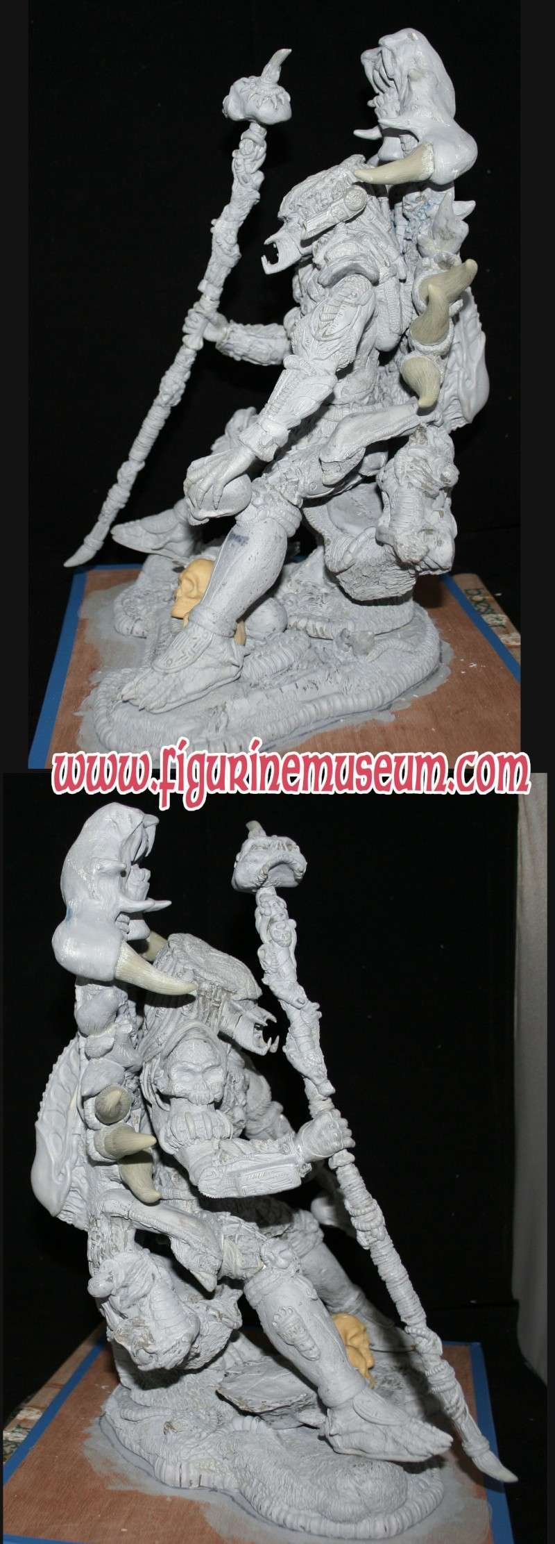 predator & son trone 1/6 eme resine Profil10