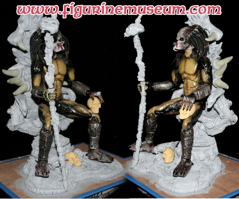 un trone predator 1/6eme  Troisq10