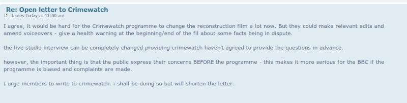 THREATS TO DISRUPT THE CRIMEWATCH PROGRAM ON THE McCANN CASE - Page 2 Forker10