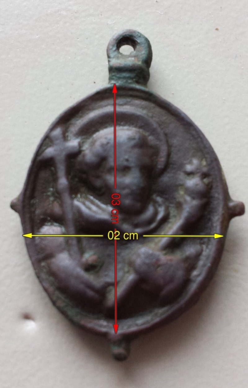 Médaille St-Thomas-d'Aquin / St-Dominique-de-Guzman - XVIIème  Image310