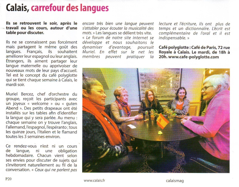 carrefour des langues au café polyglotte de Calais Calais12