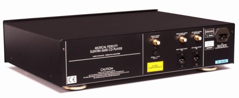 Musical Fidelity Elektra E100 Integrated Amplifier & Musical Fidelity Elektra E600 CD Player Made In England (Used)  Mf611