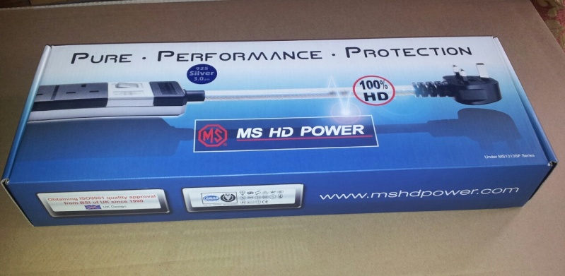 MS HD Power 6 Way UK Filter Sockets with Surge Protection Ms112