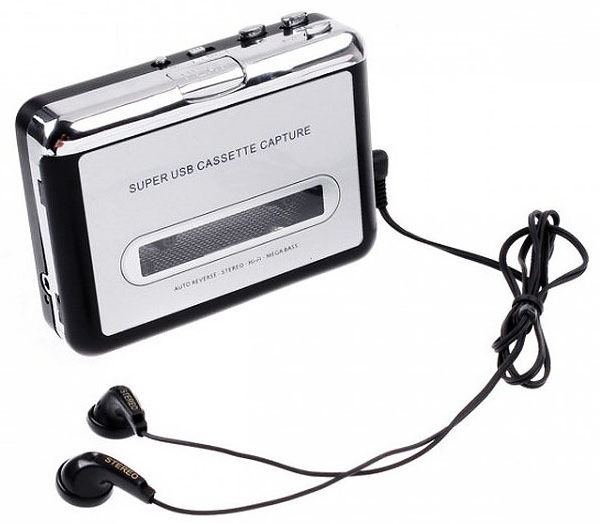 Walkman Cassette Tape to Digital MP3 USB Audio Converter  Usbcas10