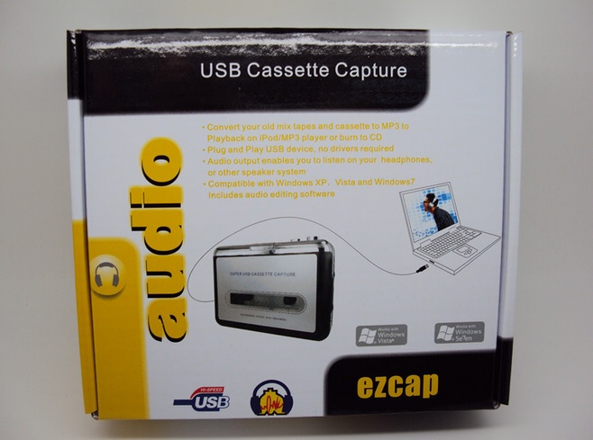 Walkman Cassette Tape to Digital MP3 USB Audio Converter  Usbcas14
