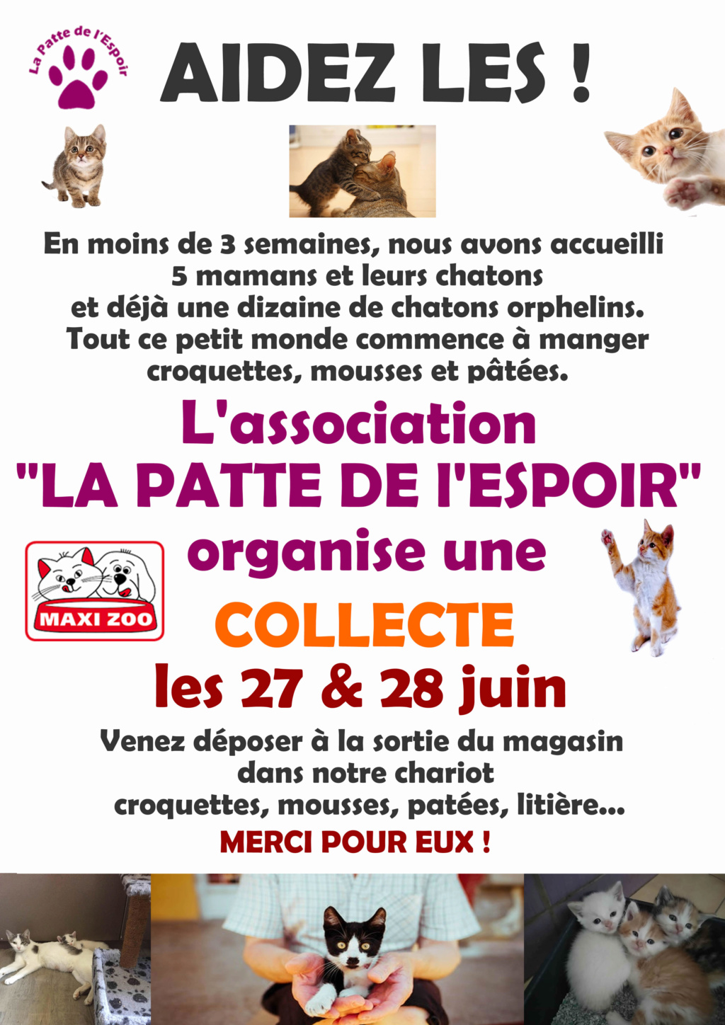 27 et 28 juin 2020: weekend collecte, Maxizoo, Les Clayes sous Bois (78) Collec10