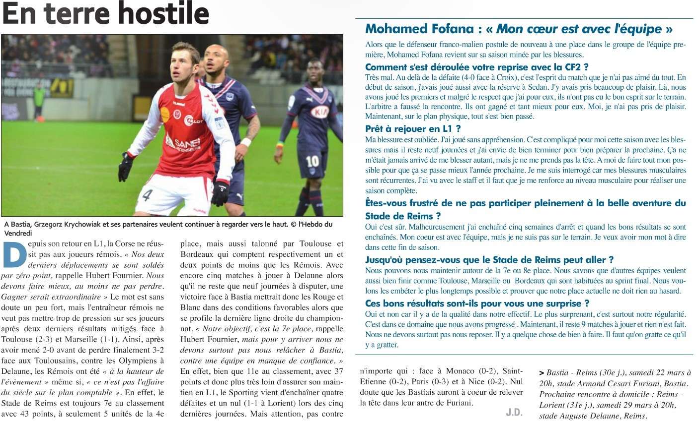Bastia 2-0 Reims : et résumé offert par Brelandas et Fabrice S272