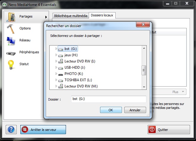 installer facilement un reseau DLNA + tutoriel simplifié nero media home Nero_510