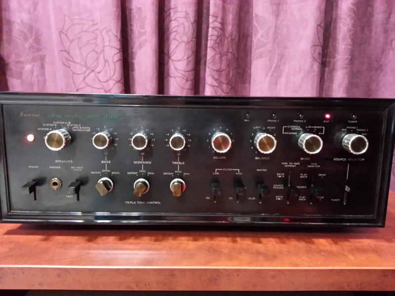 Sansui AU-999 amplifier 20140512