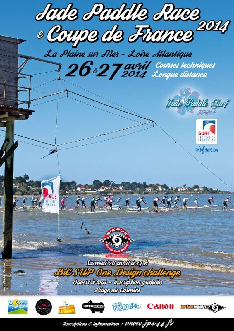 Jade Paddle Race 2014 - 26 et 27 avril - La Plaine Sur Mer Affich10