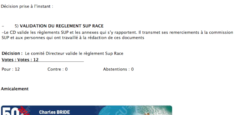 Règlement Fédéral Stand Up Paddle Race 2014 Image_12
