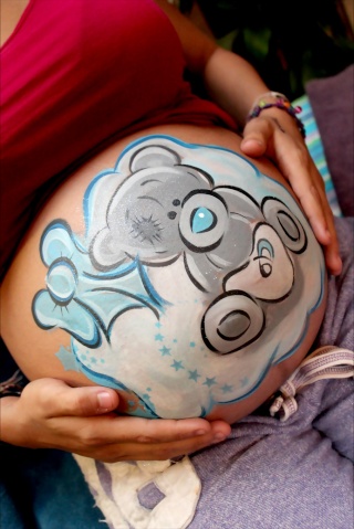 Fell in love with Belly Painting!  Baby-d11