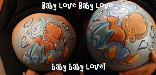 Fell in love with Belly Painting!  Miche-11