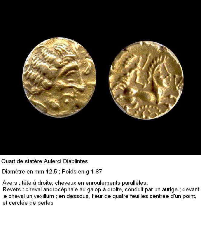 monnaie en or gauloise / base de donnée Stat3011