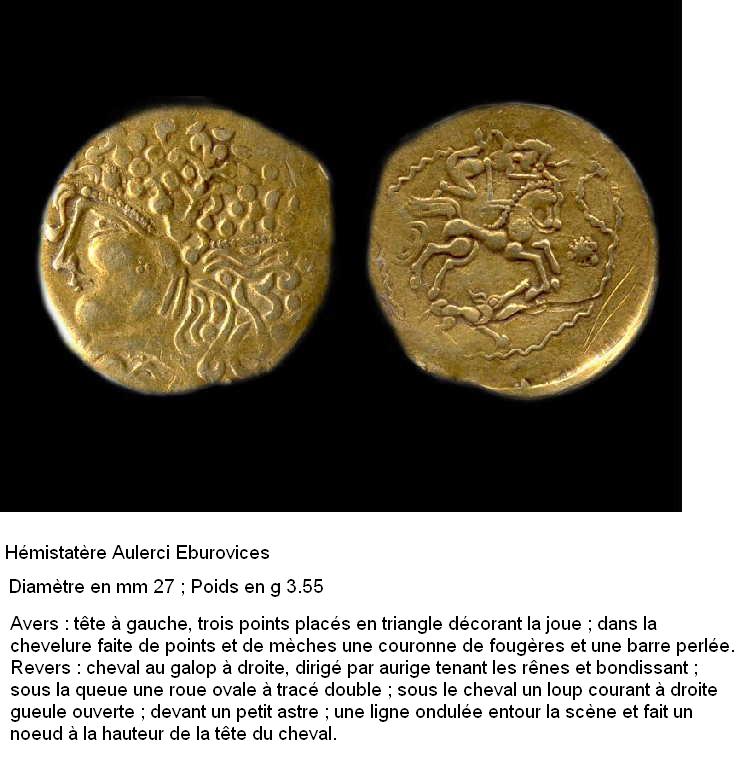monnaie en or gauloise / base de donnée Stat810
