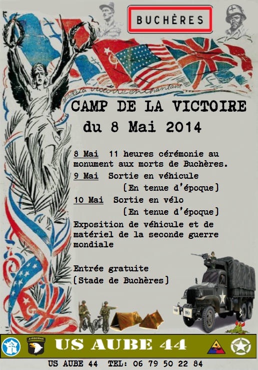 Le Camp de la Victoire à Buchères (Aube 10) le 8 Mai 2014 Affich12