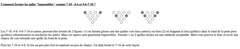 Besoin d'aide pour réussir un 7-10 split dans League Bowling Captur75