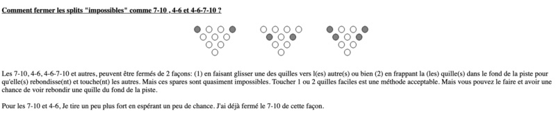 Besoin d'aide pour réussir un 7-10 split dans League Bowling Captur75